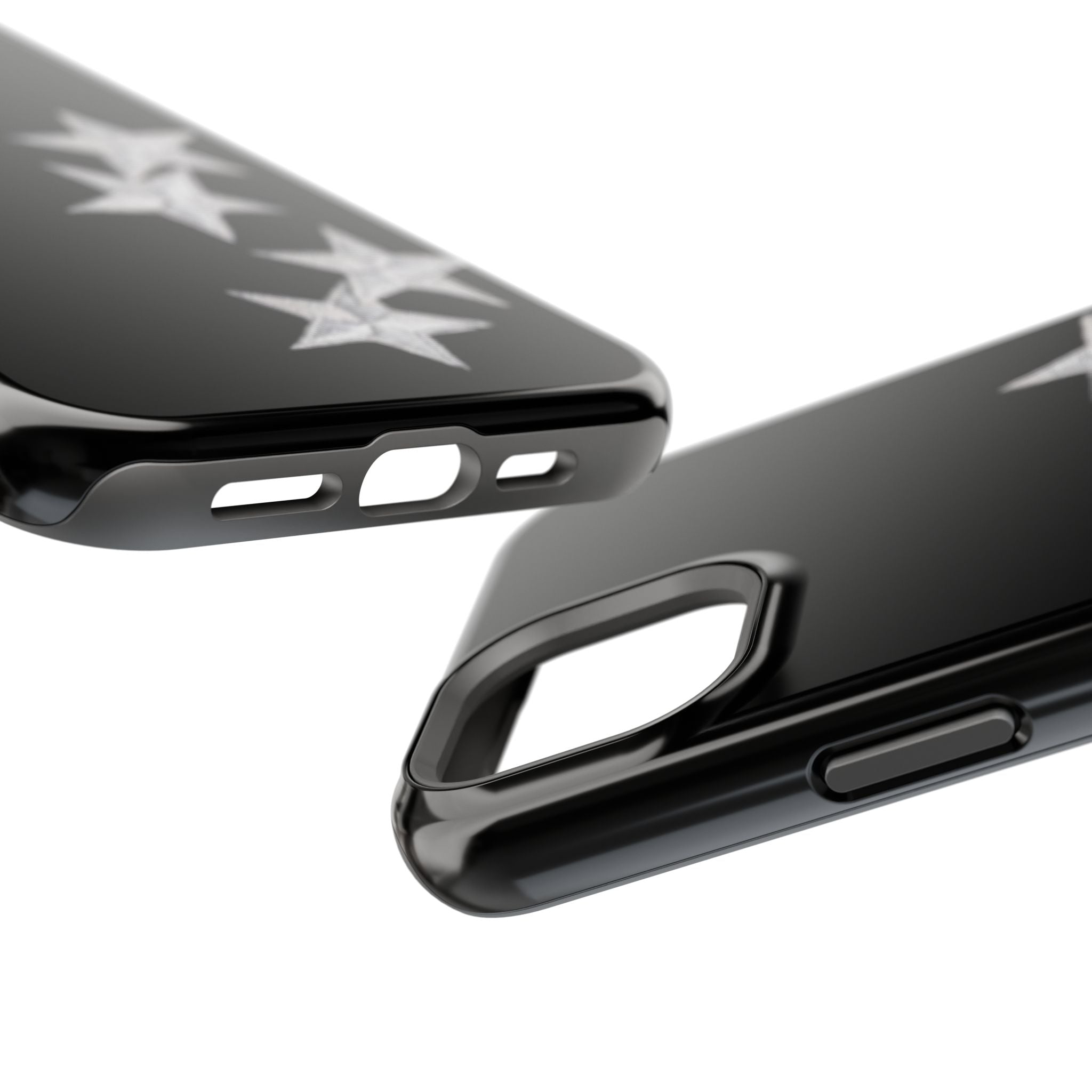 “silver stars” protective phone case