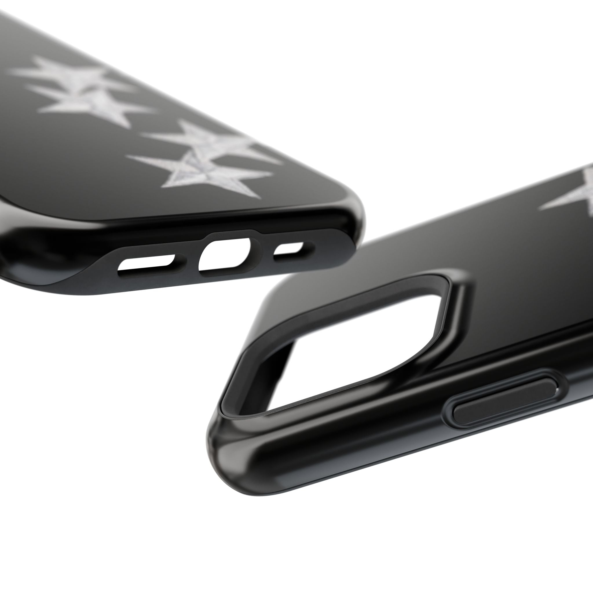 “silver stars” protective phone case