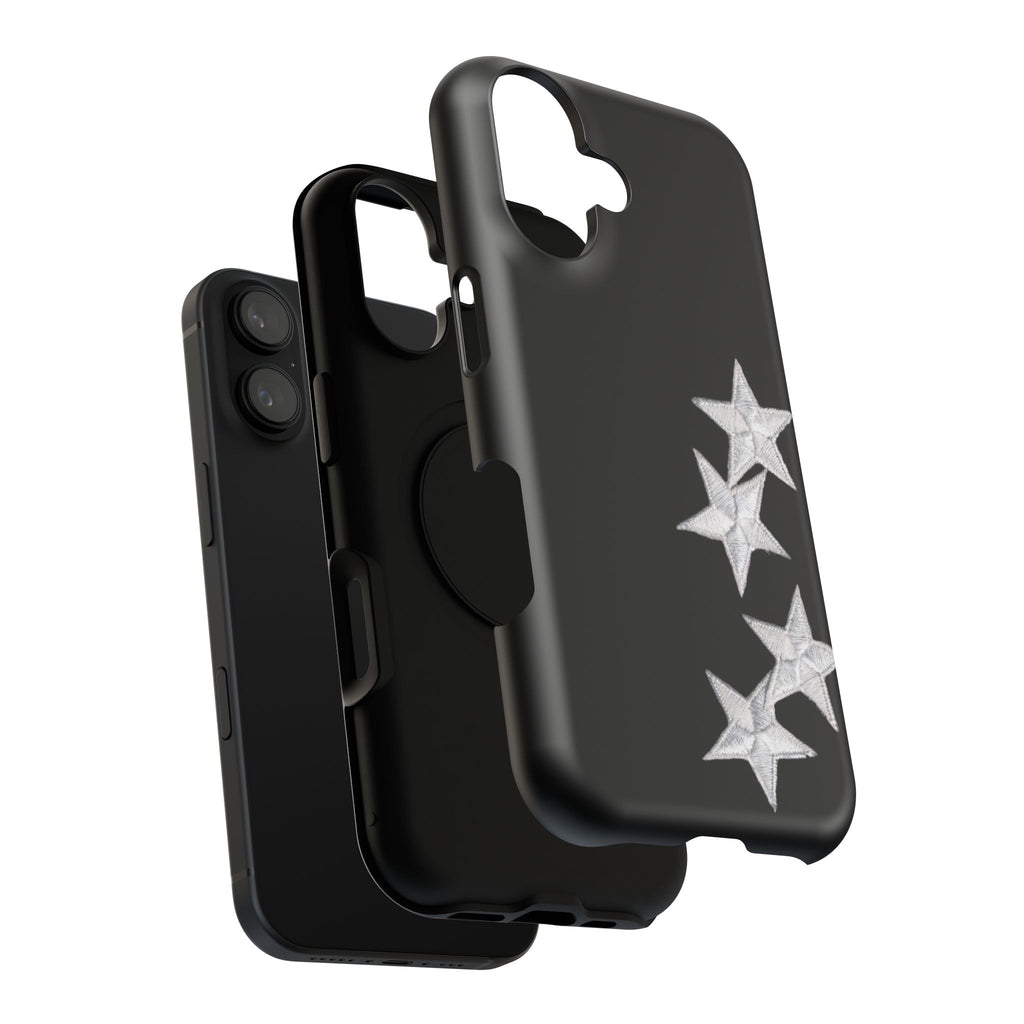 “silver stars” protective phone case