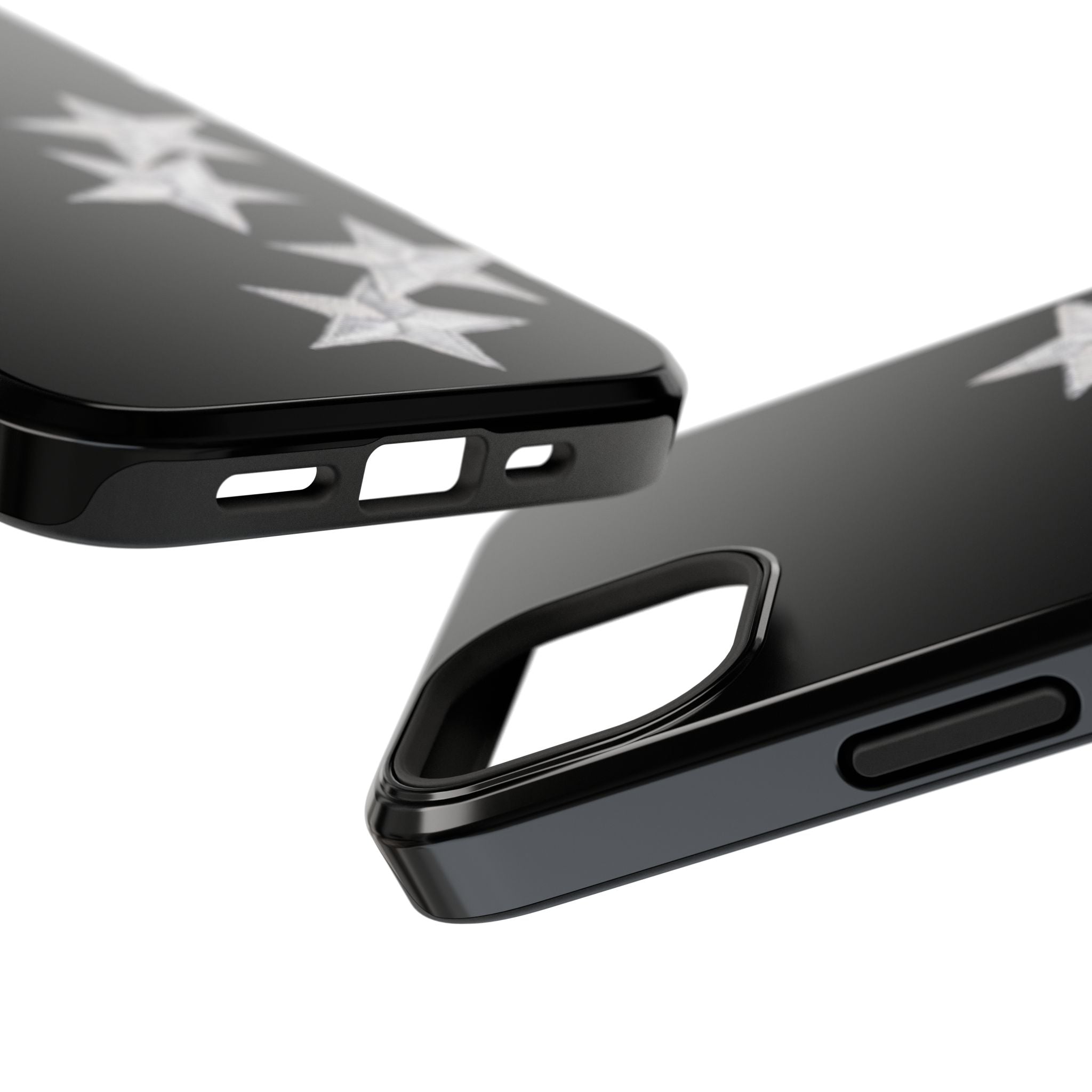 “silver stars” protective phone case