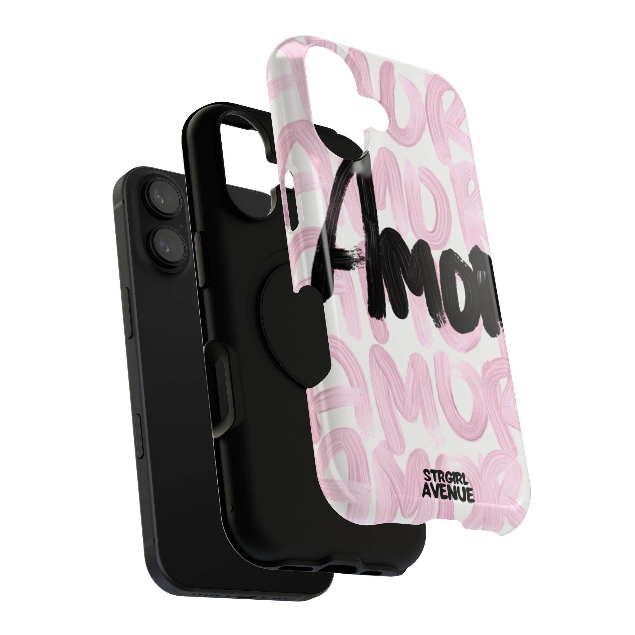 “amore” protective phone case