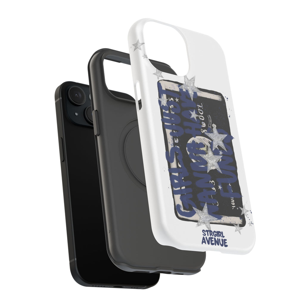 “wanna have funds” protective phone case