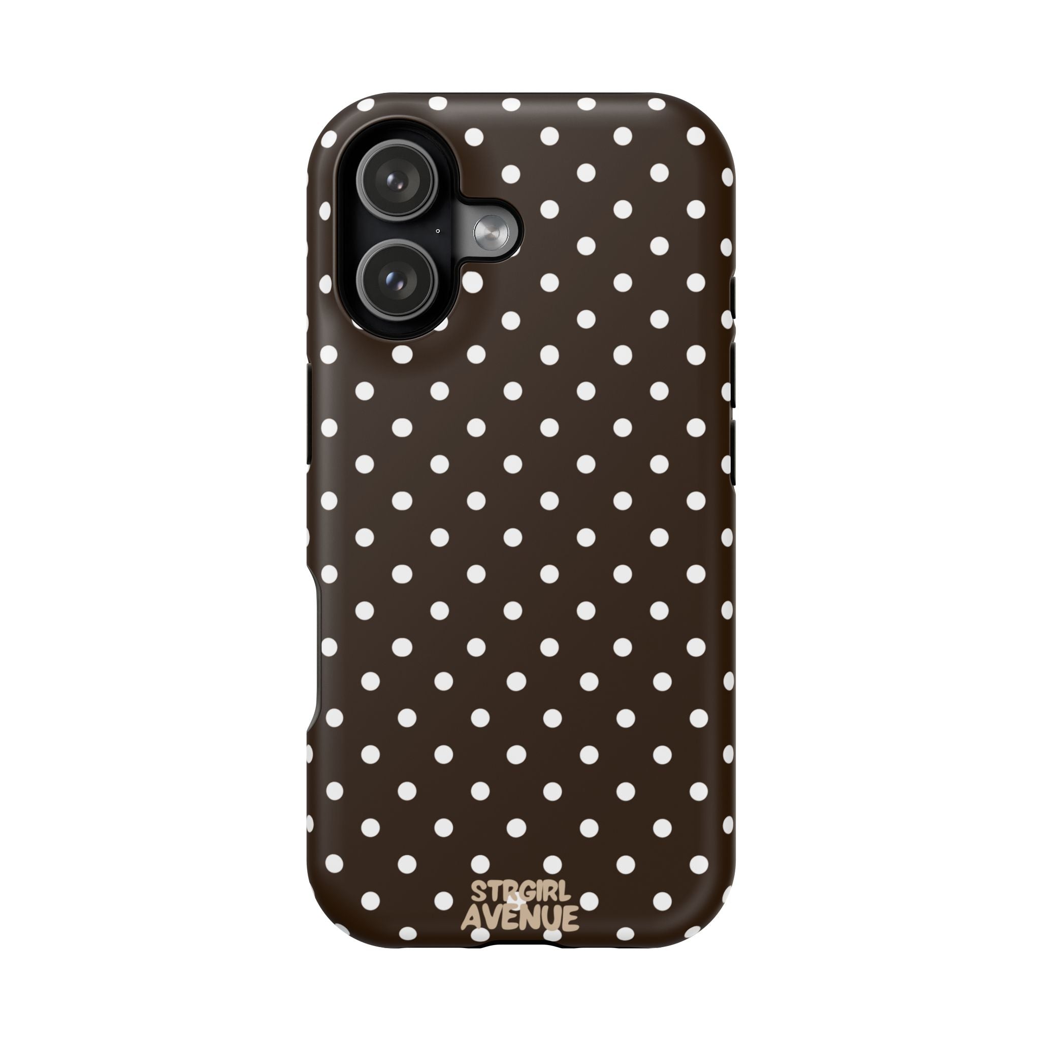 “Cocoa Dots” protective phone case