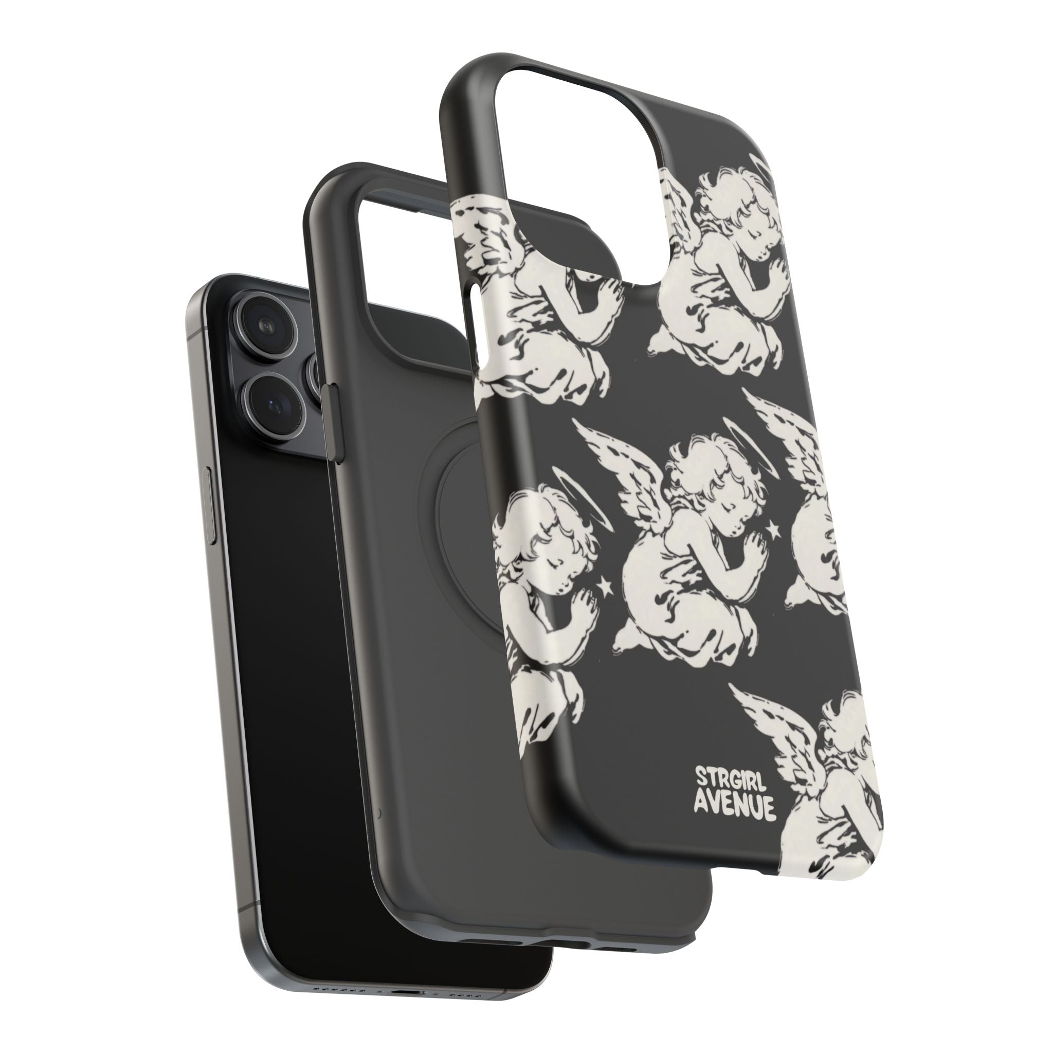 “angels prayers” protective phone case