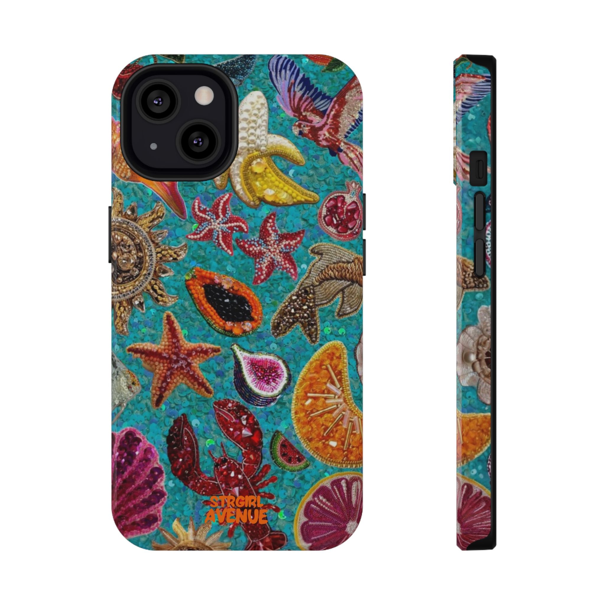 “Fruit salad” protective phone case