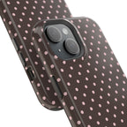 “Straw choc dots” protective phone case