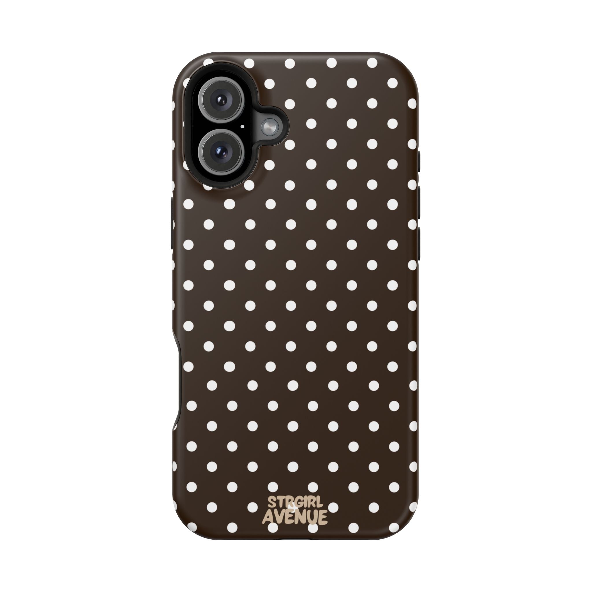 “Cocoa Dots” protective phone case