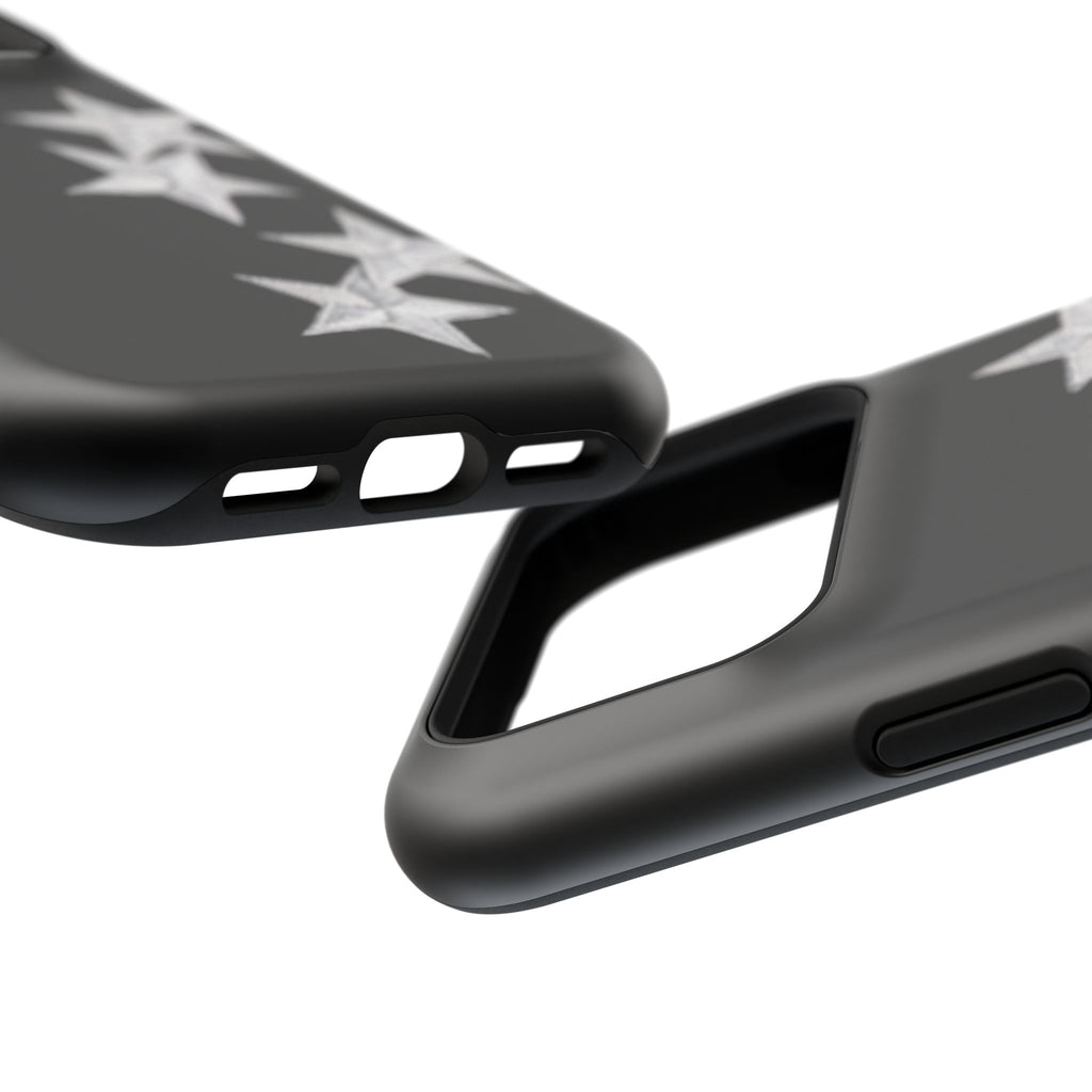 “silver stars” protective phone case