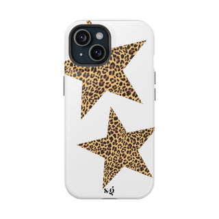 leopard stars - white 