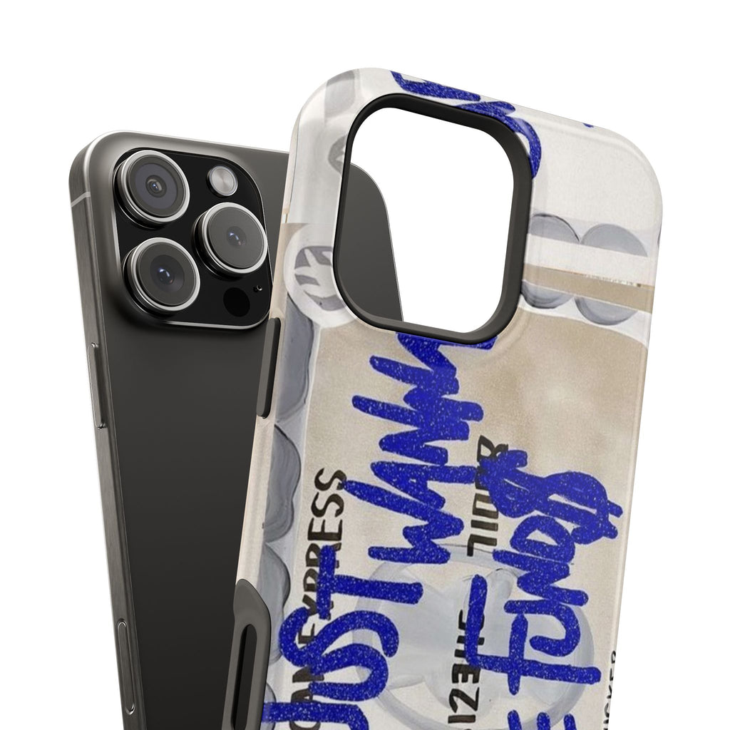 “girls just wanna have funds” protective phone case