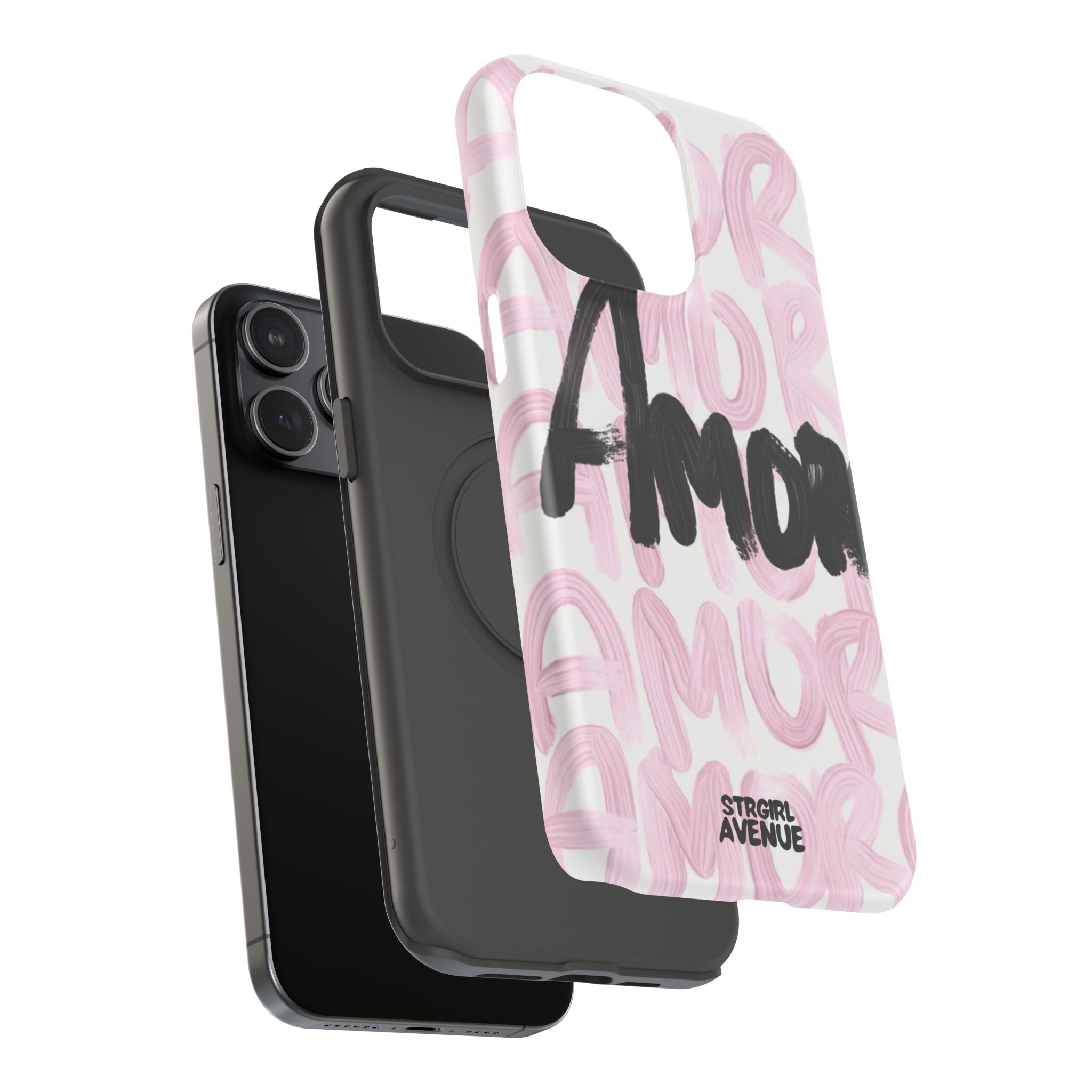 “amore” protective phone case