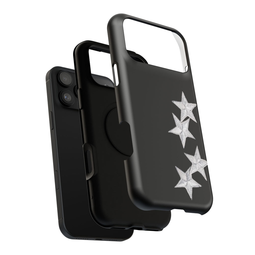 “silver stars” protective phone case