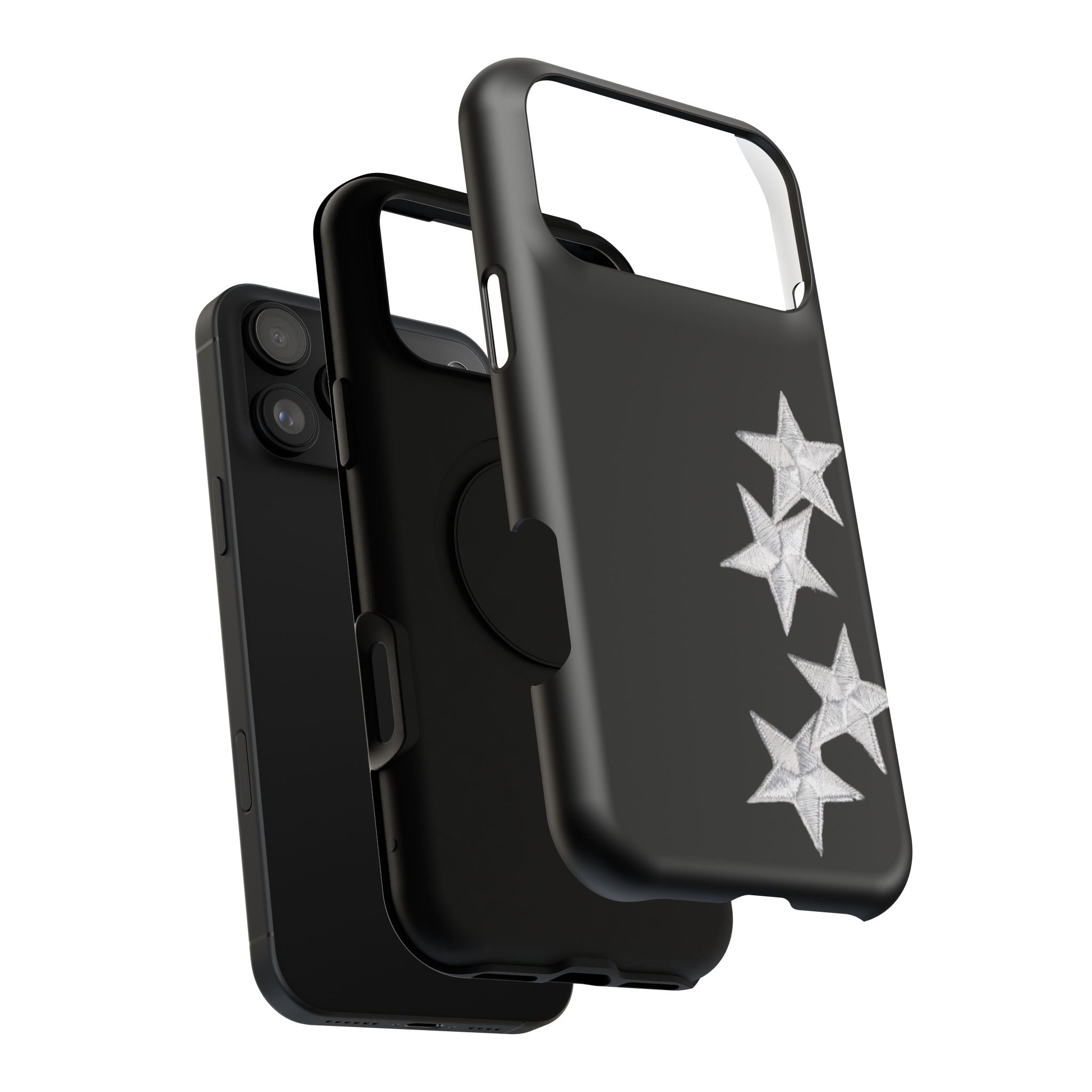 “silver stars” protective phone case