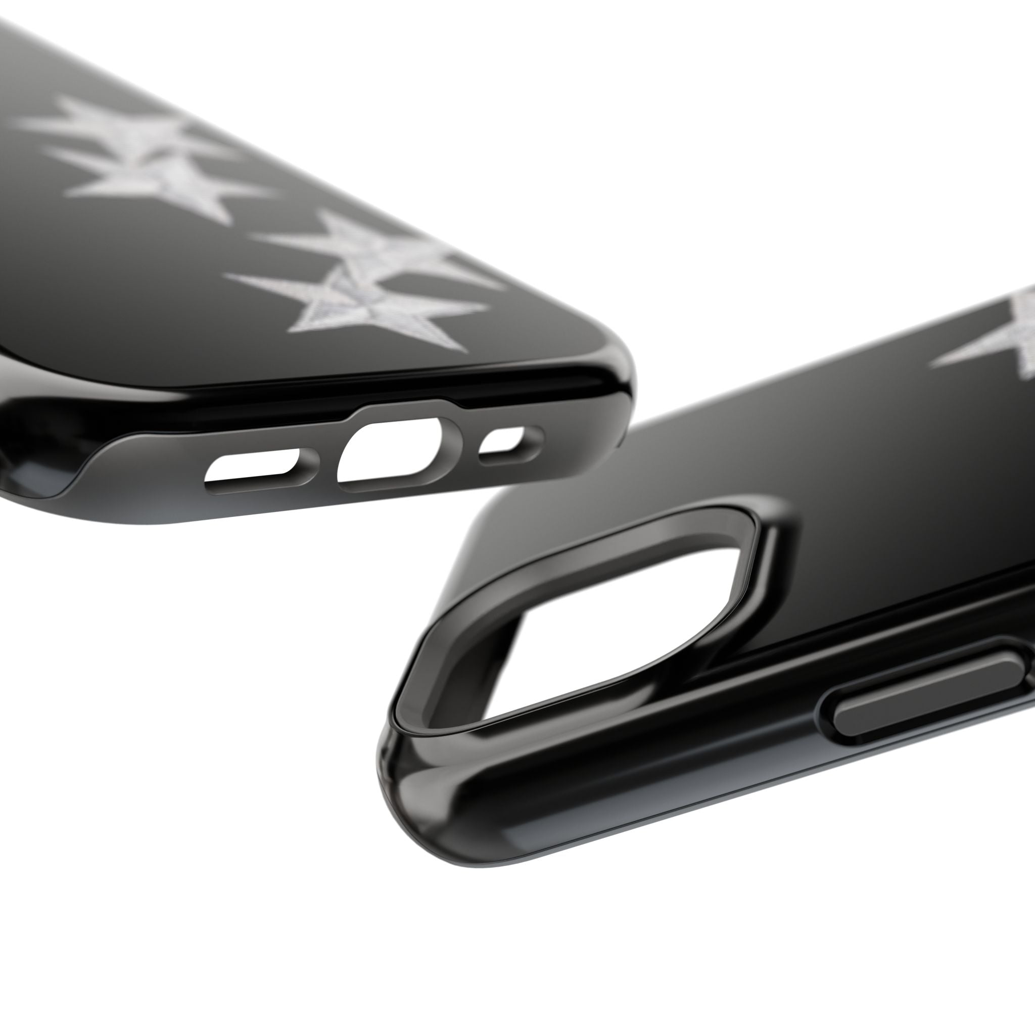 “silver stars” protective phone case