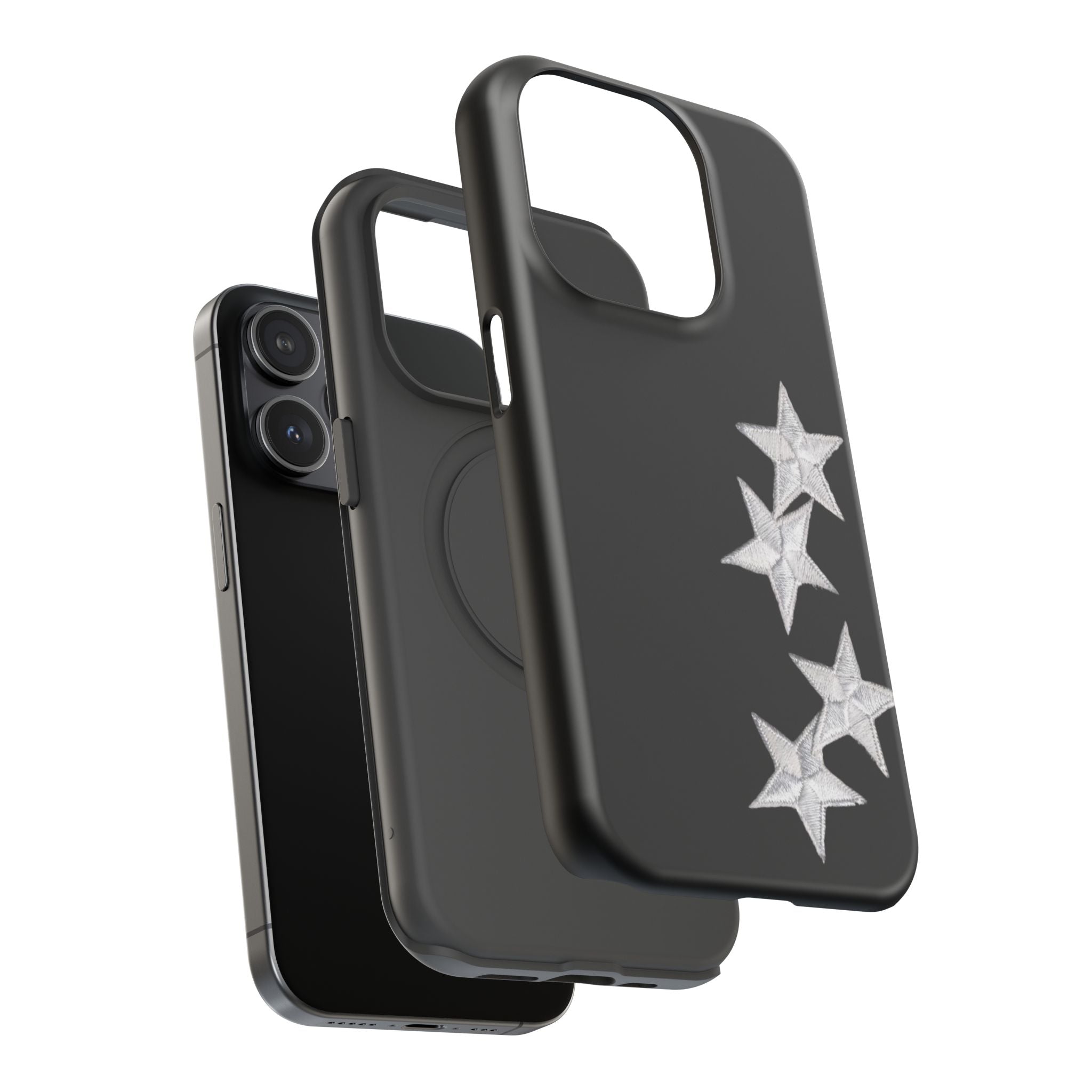 “silver stars” protective phone case