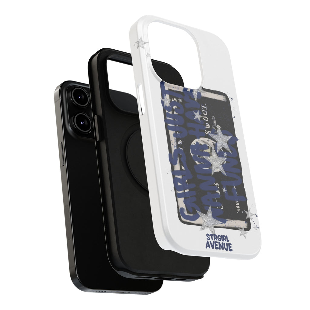 “wanna have funds” protective phone case