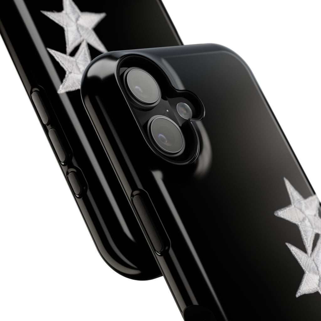 “silver stars” protective phone case