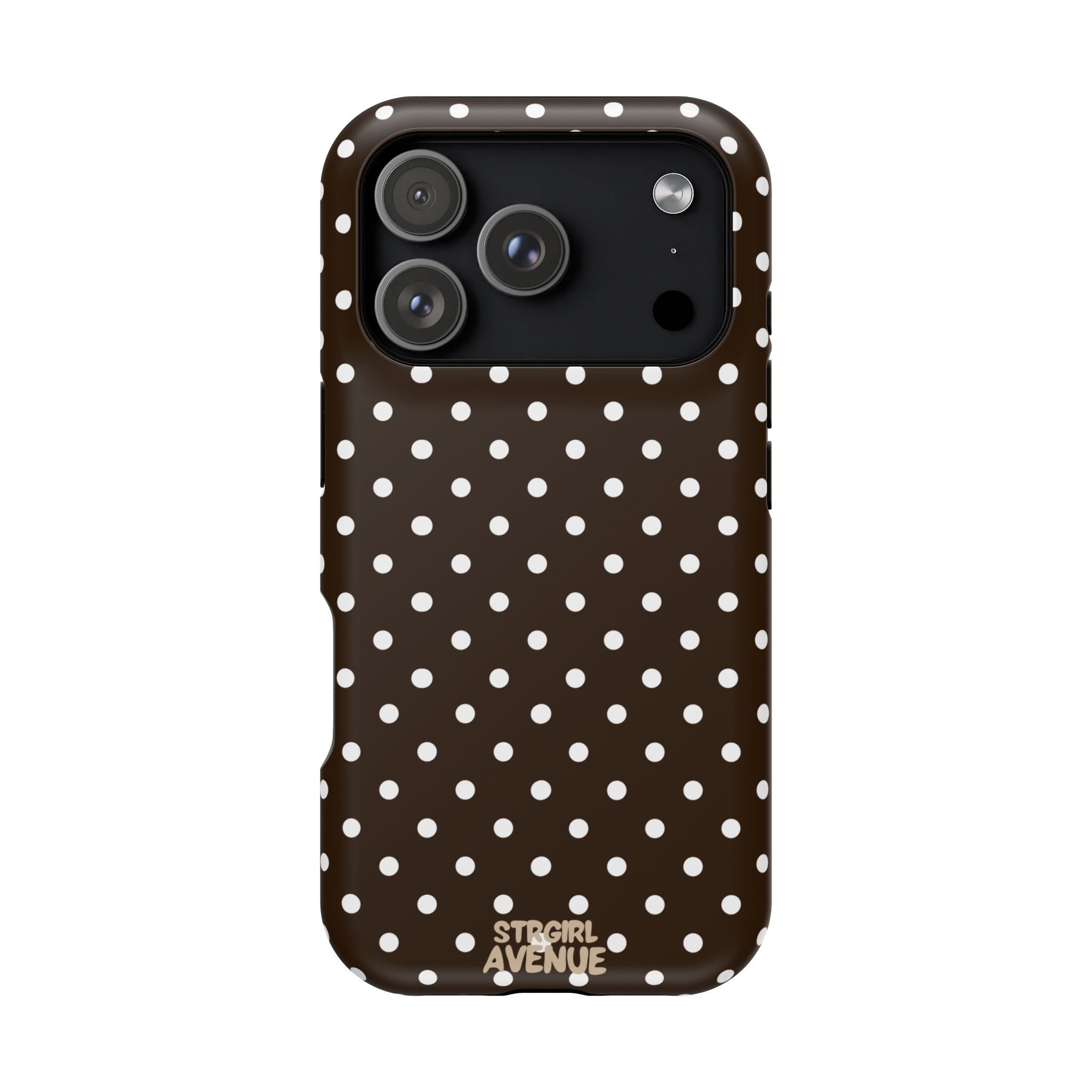 “Cocoa Dots” protective phone case
