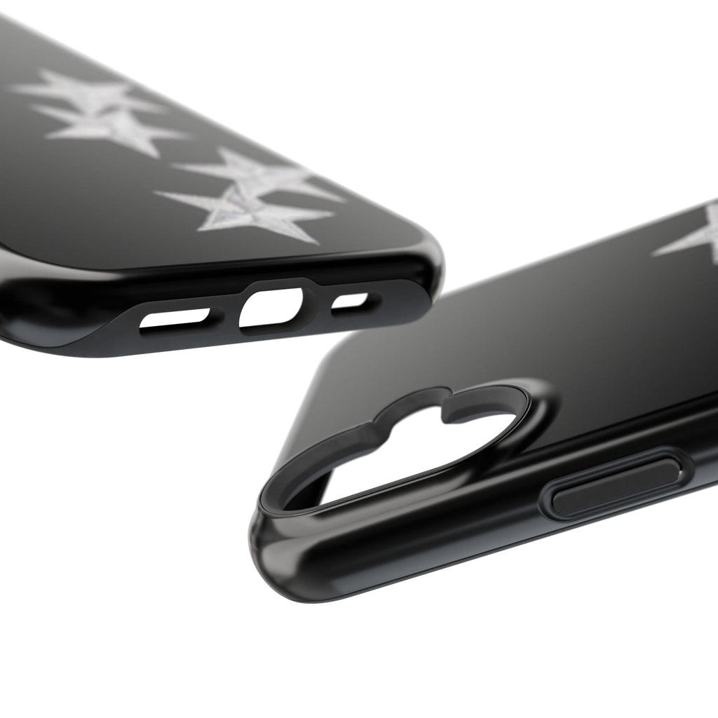 “silver stars” protective phone case
