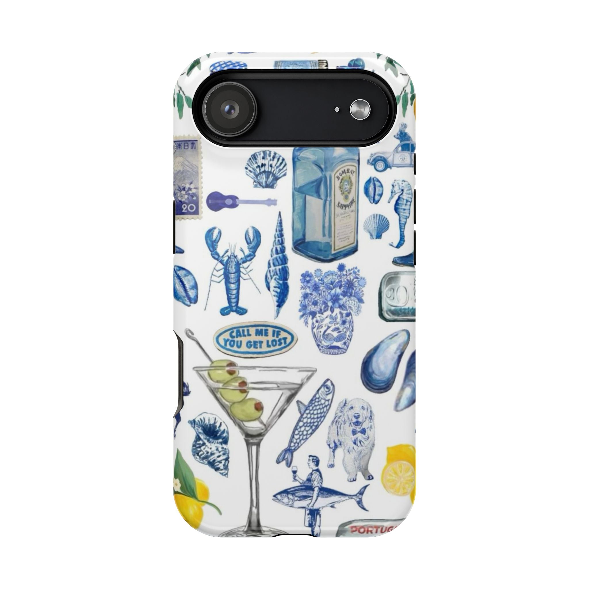 “call me” protective phone case