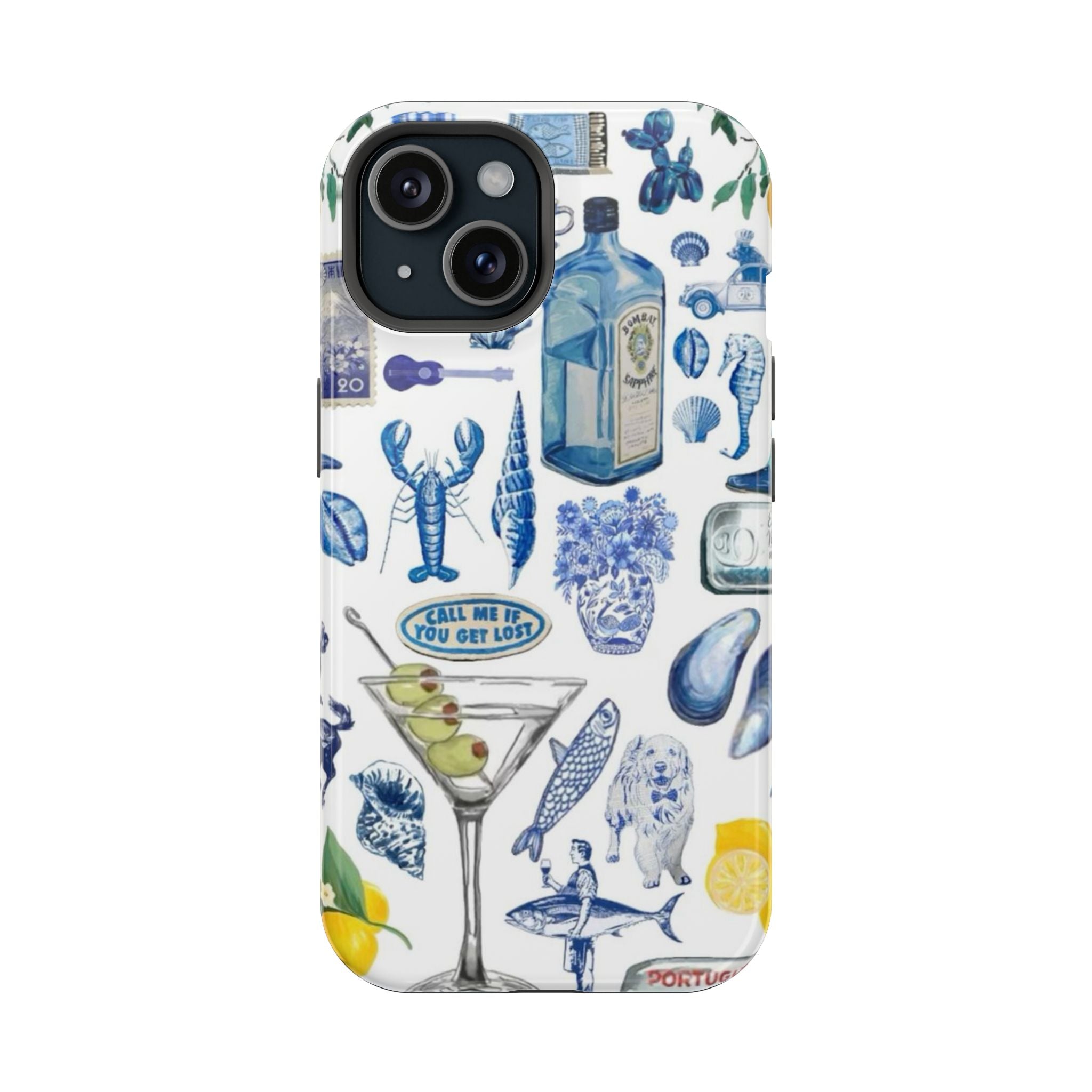 “call me” protective phone case