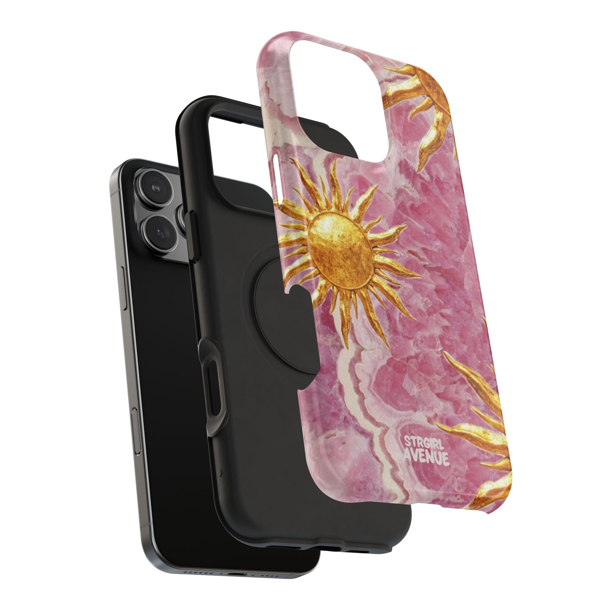 “HERE COMES THE SUN” protective phone case