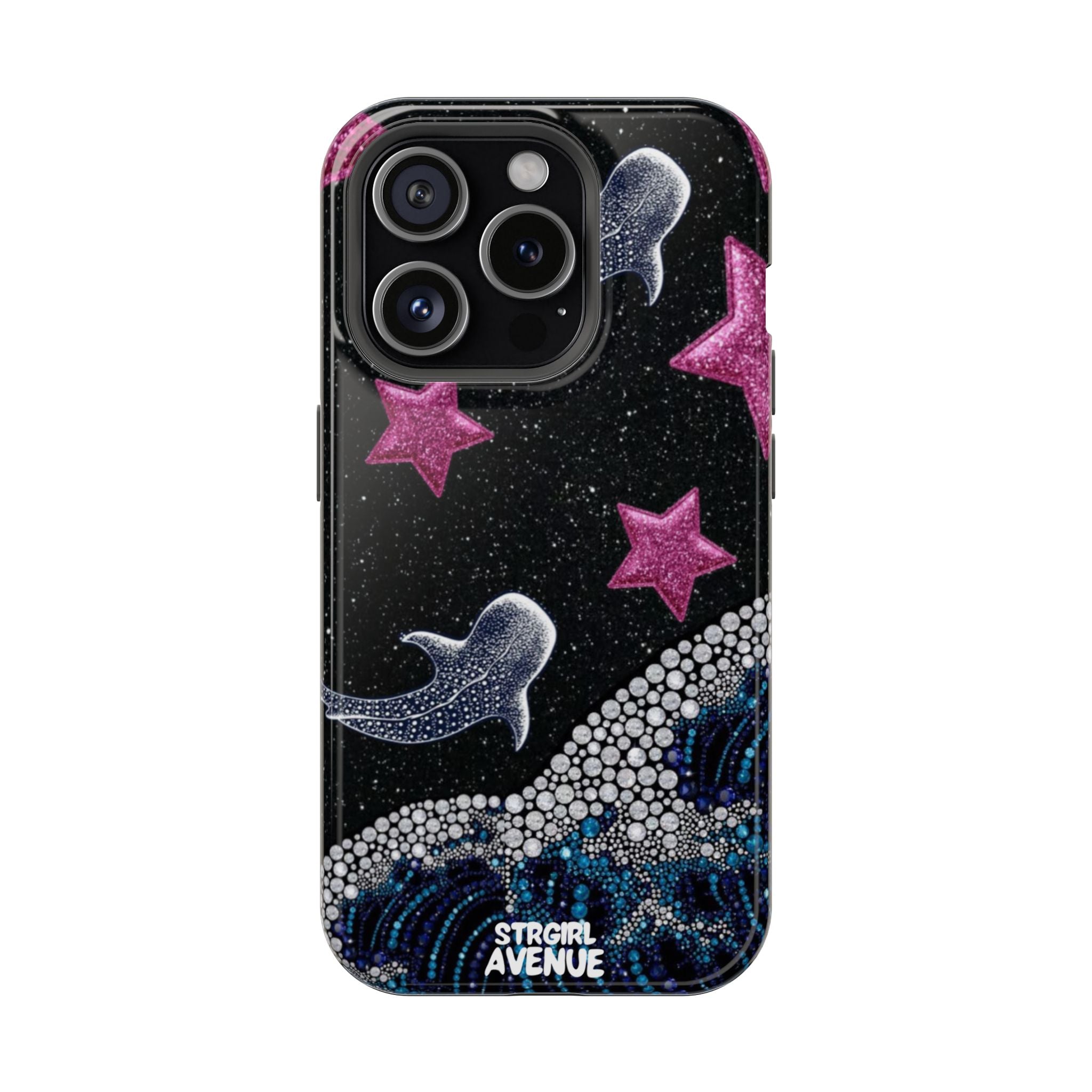 “cosmic tide ” protective phone case