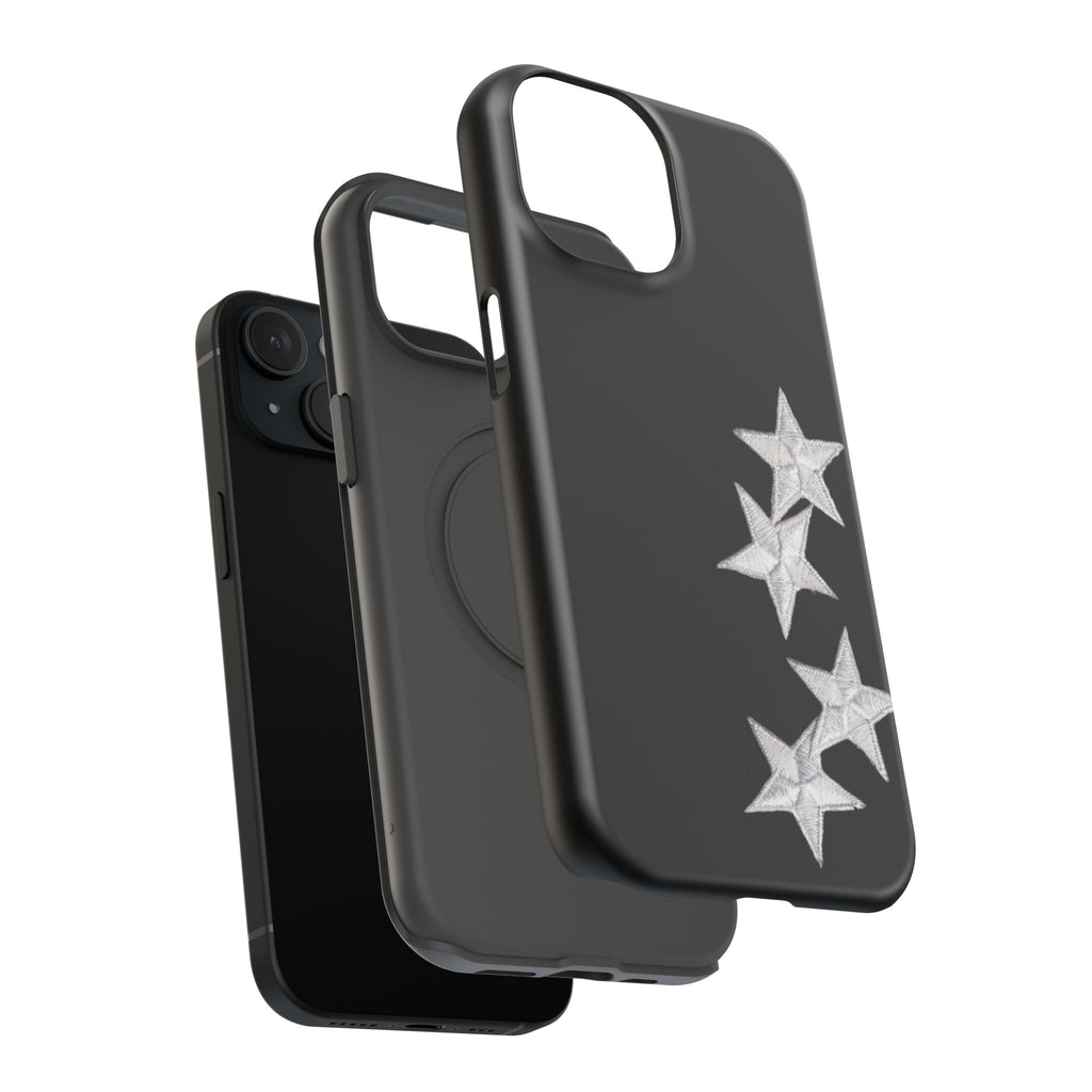 “silver stars” protective phone case