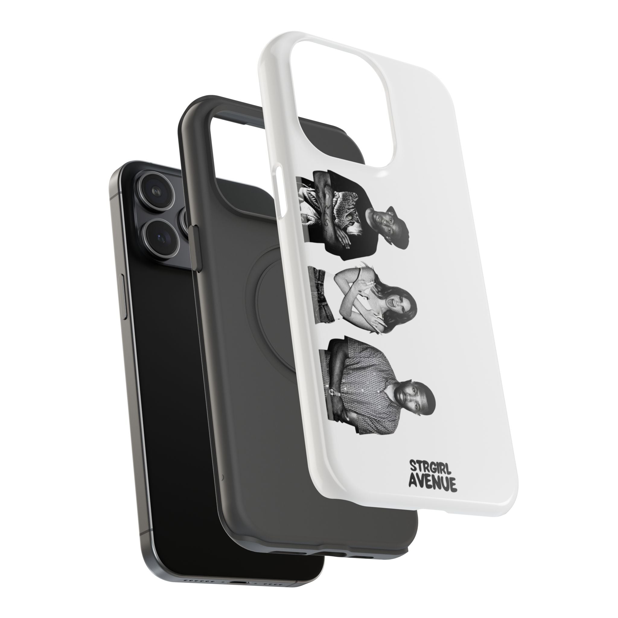 “golden trio” protective phone case
