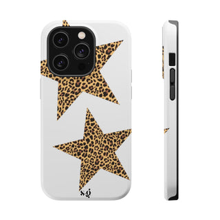 leopard stars - white 