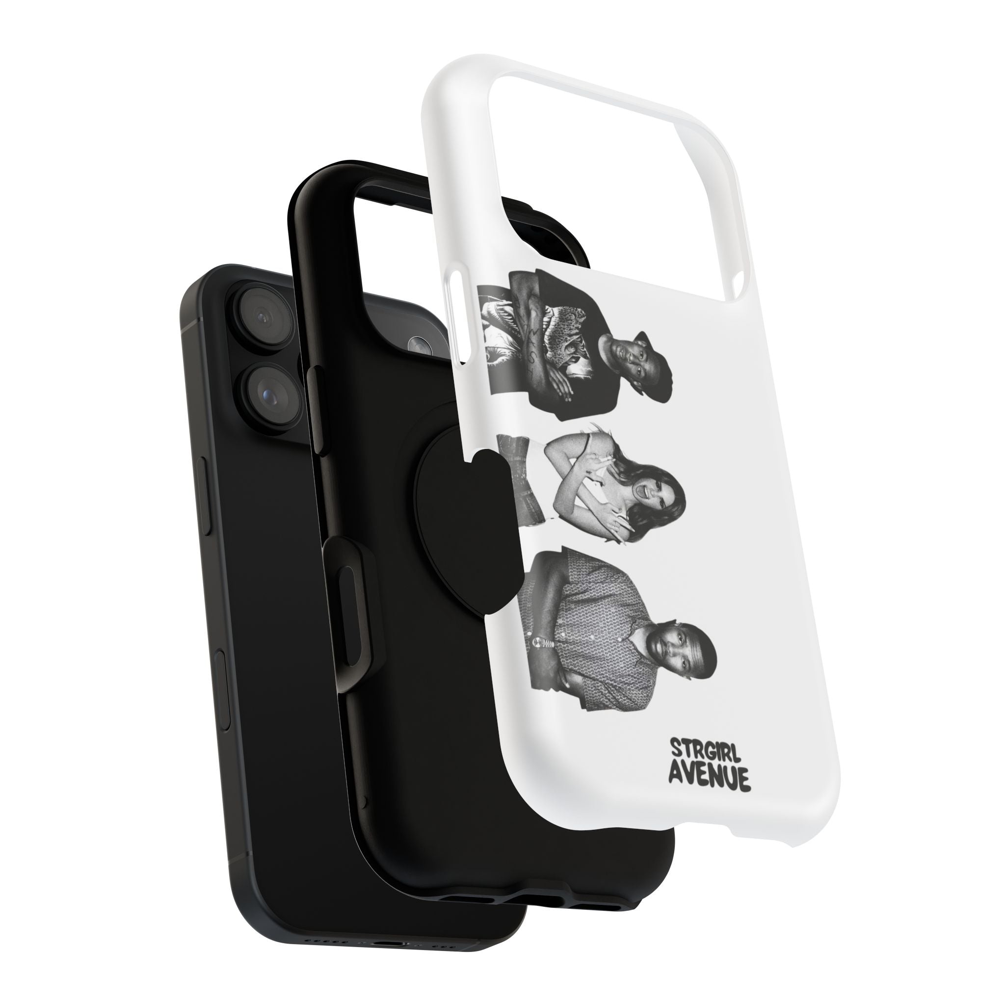 “golden trio” protective phone case