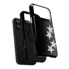 “silver stars” protective phone case
