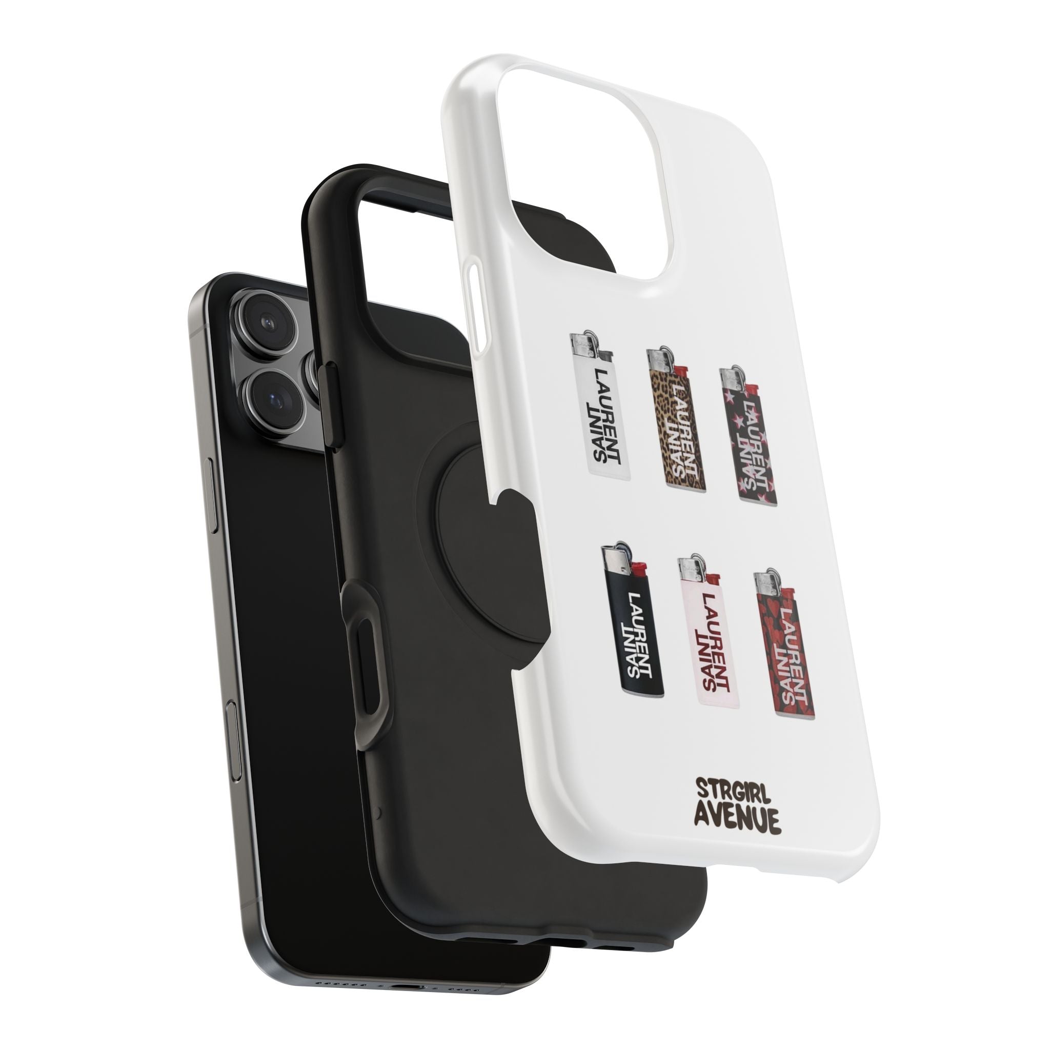 “On fire” protective phone case