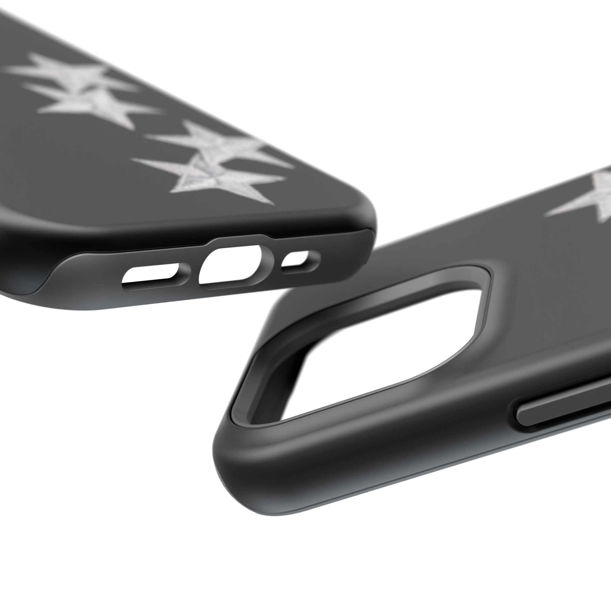 “silver stars” protective phone case