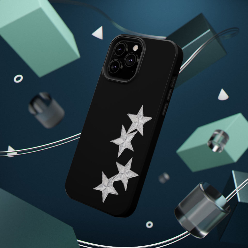 “silver stars” protective phone case