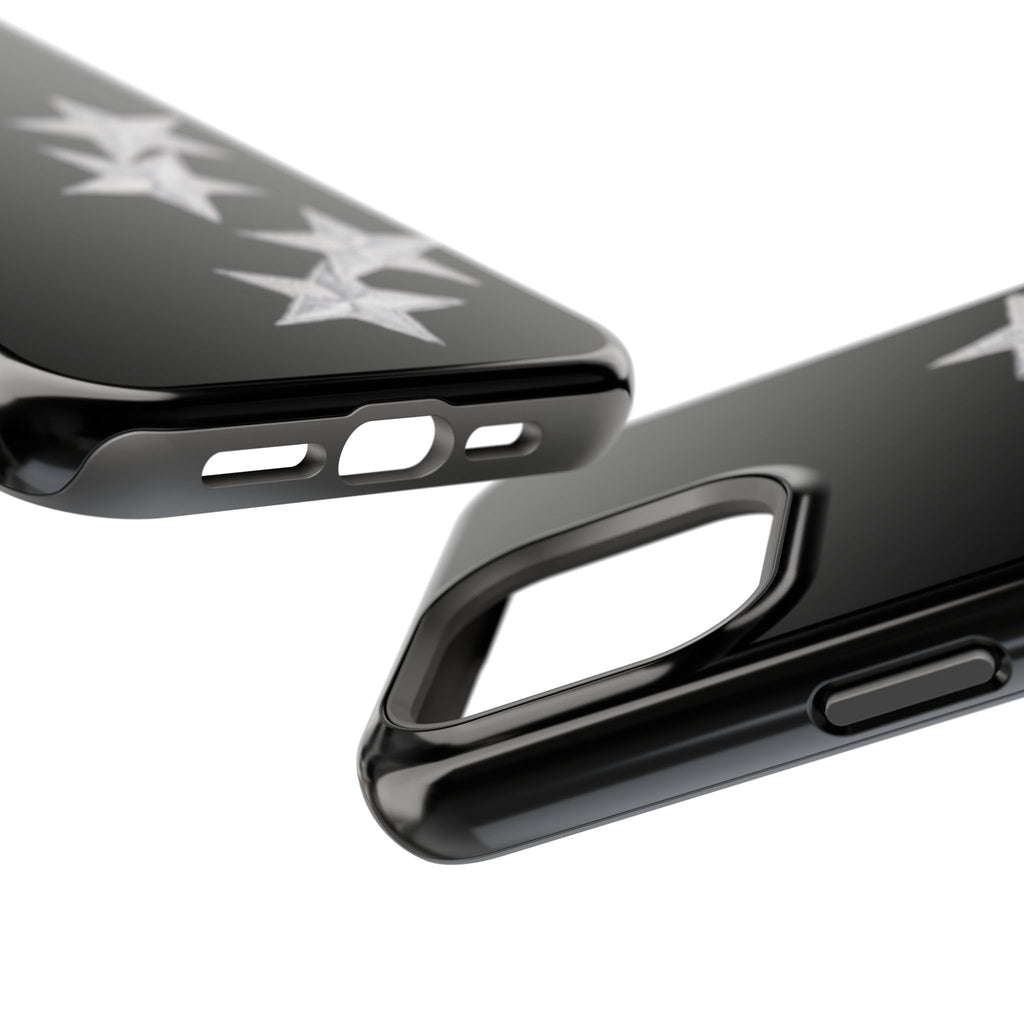 “silver stars” protective phone case