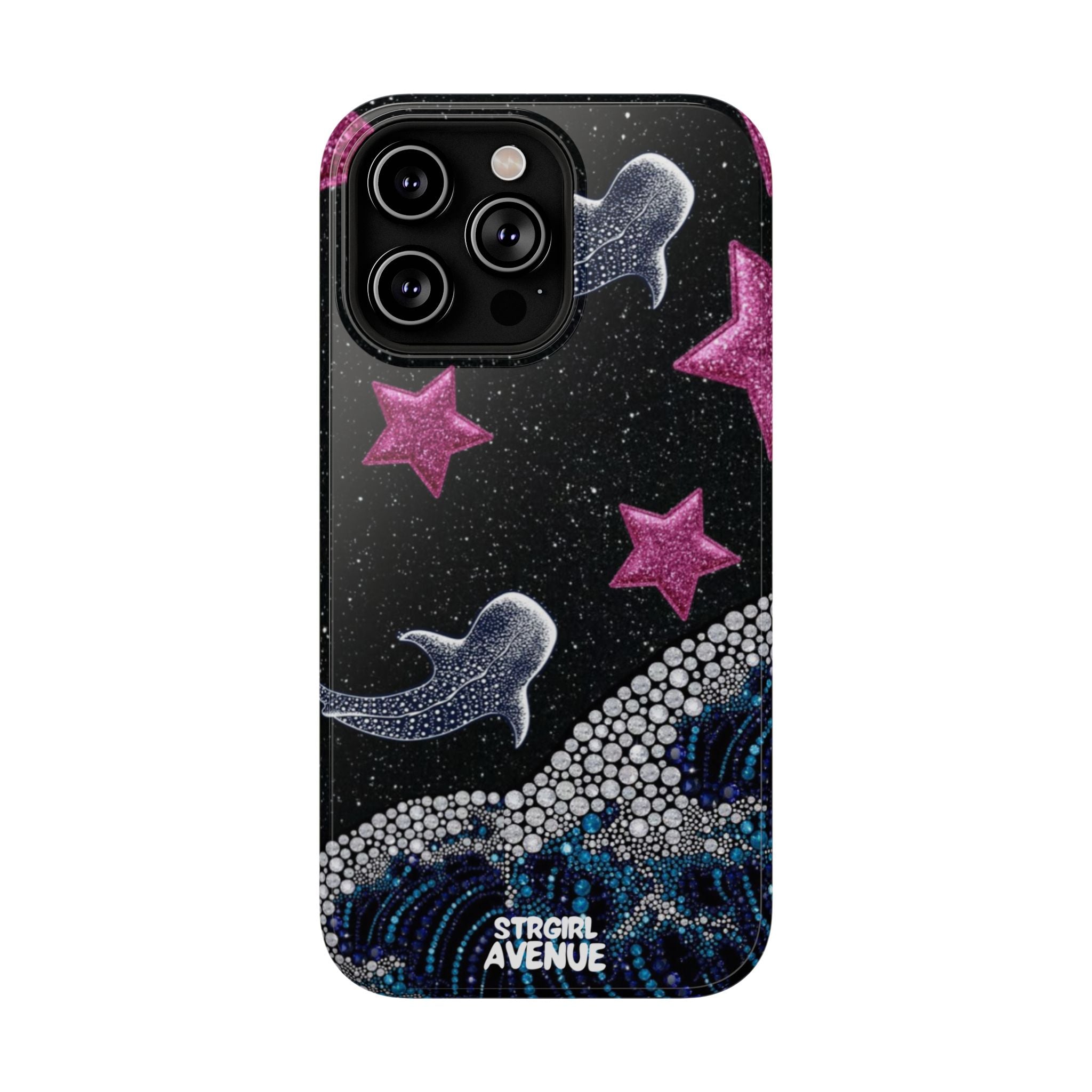 “cosmic tide ” protective phone case