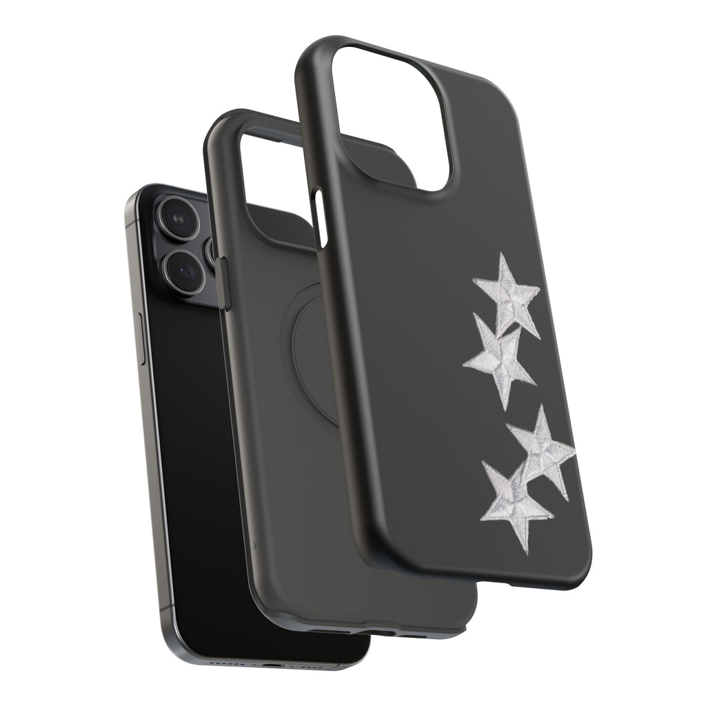 “silver stars” protective phone case