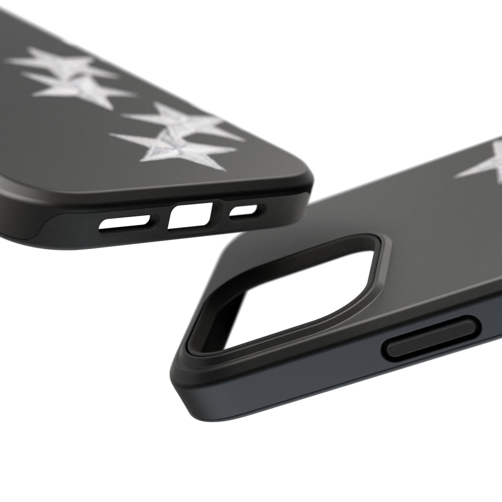 “silver stars” protective phone case
