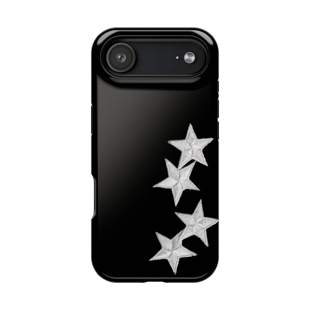 “silver stars” protective phone case
