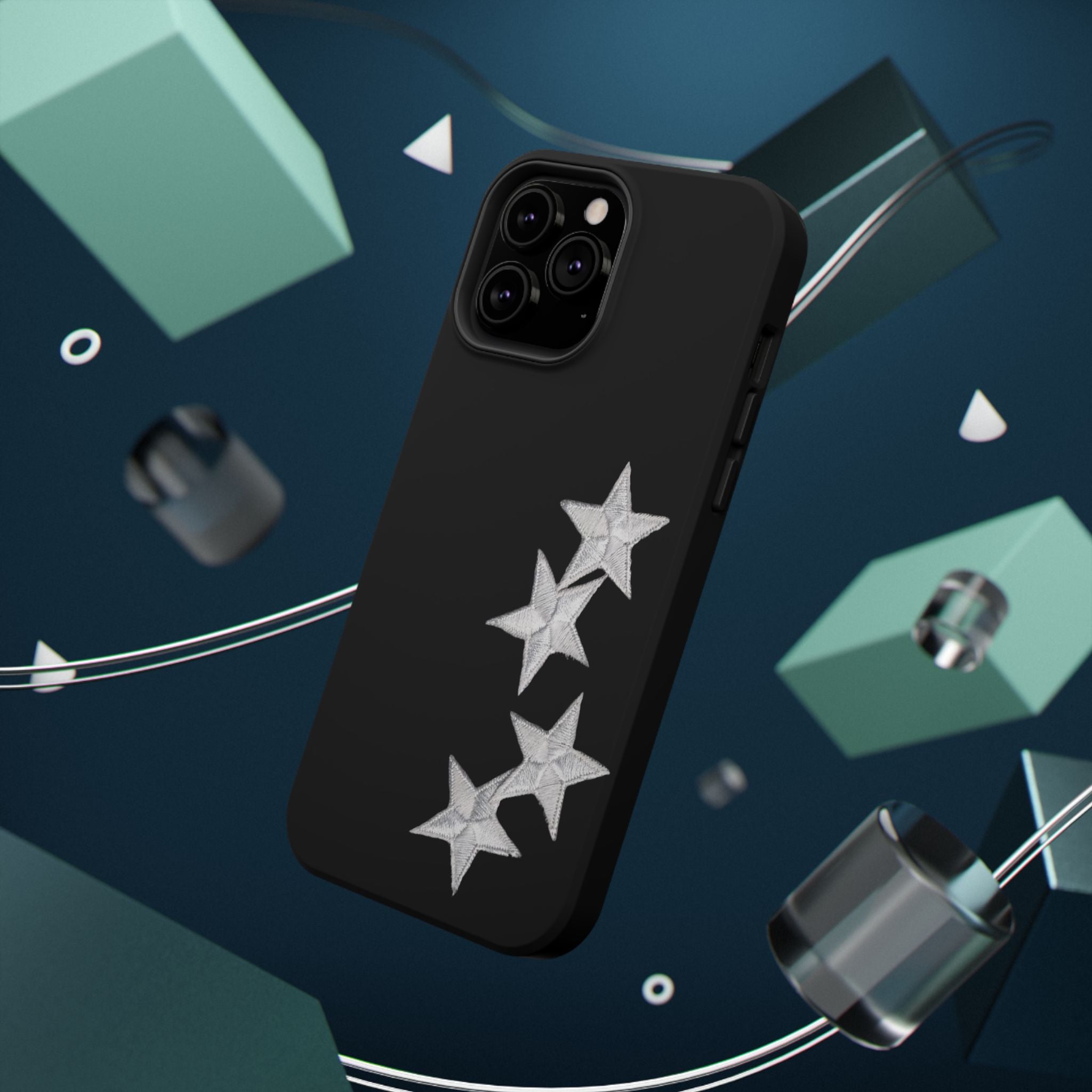 “silver stars” protective phone case