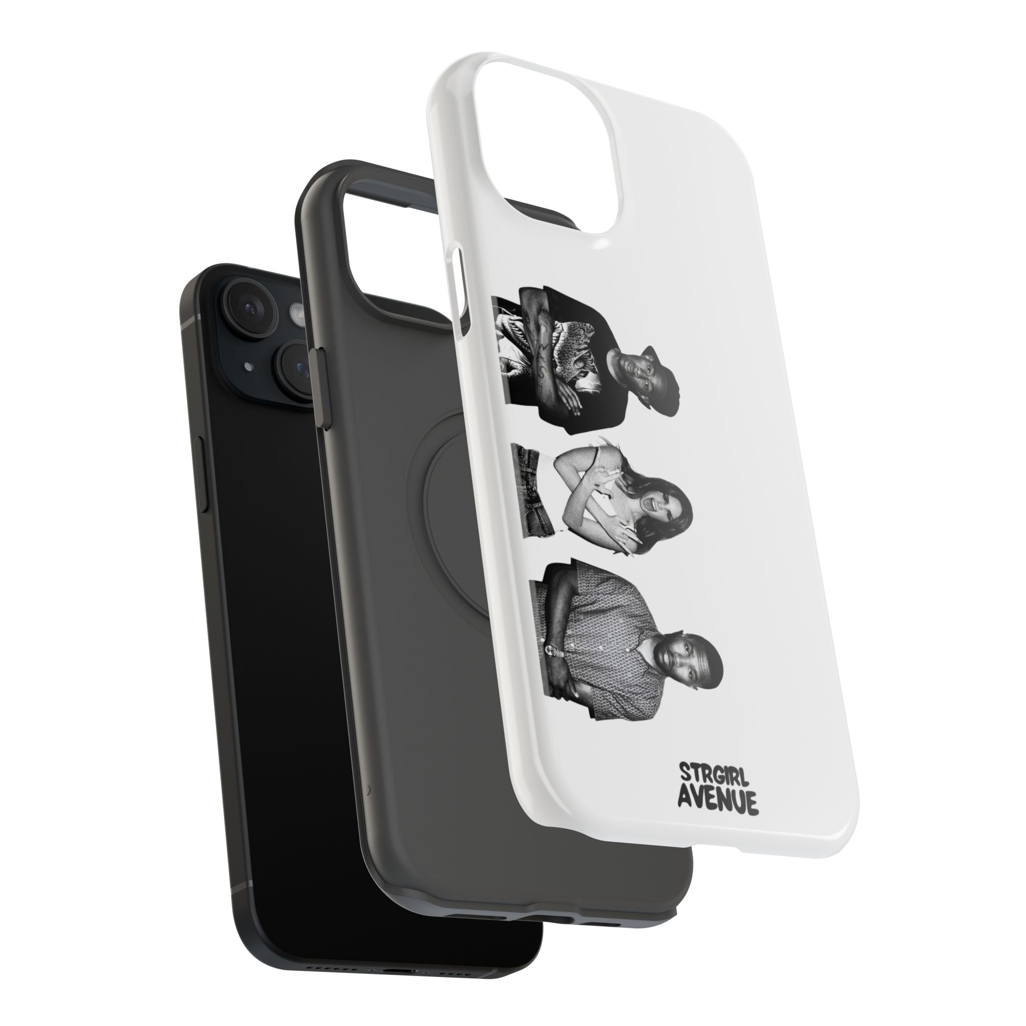 “golden trio” protective phone case