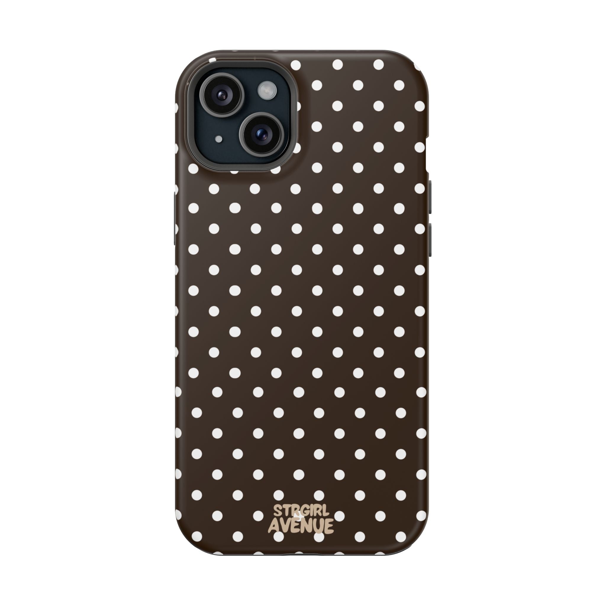 “Cocoa Dots” protective phone case