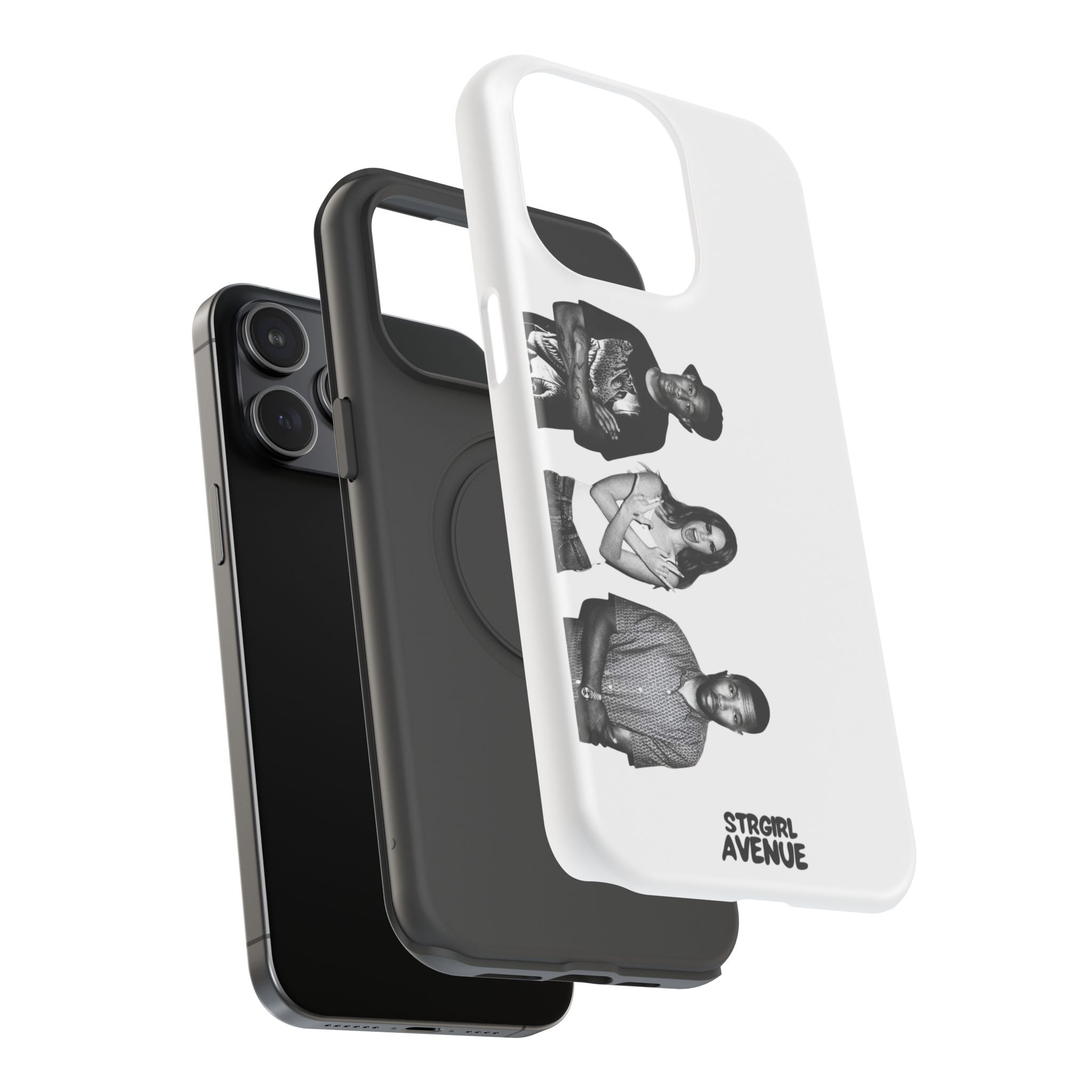 “golden trio” protective phone case