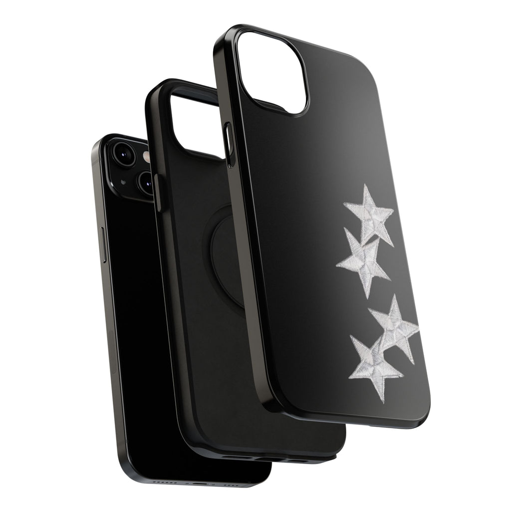 “silver stars” protective phone case