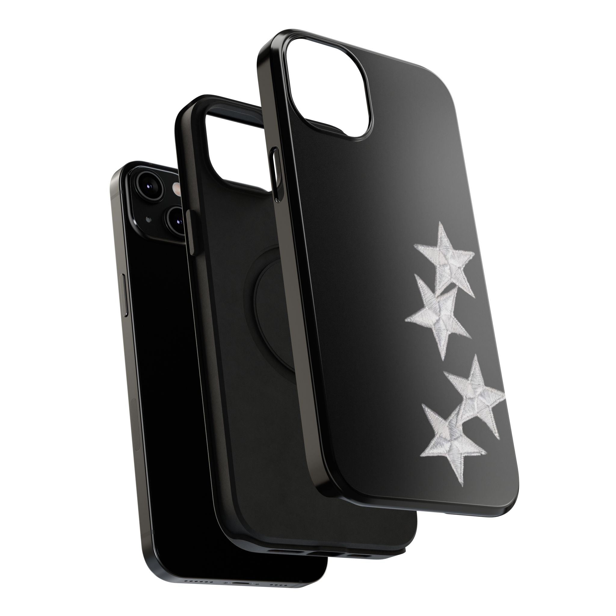 “silver stars” protective phone case