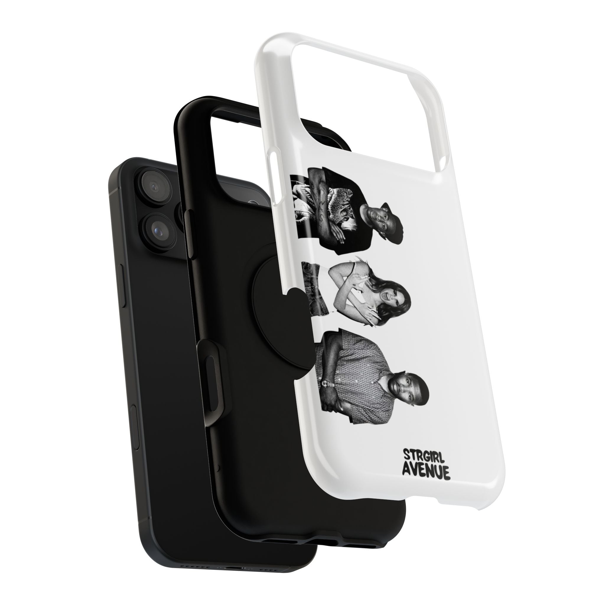 “golden trio” protective phone case