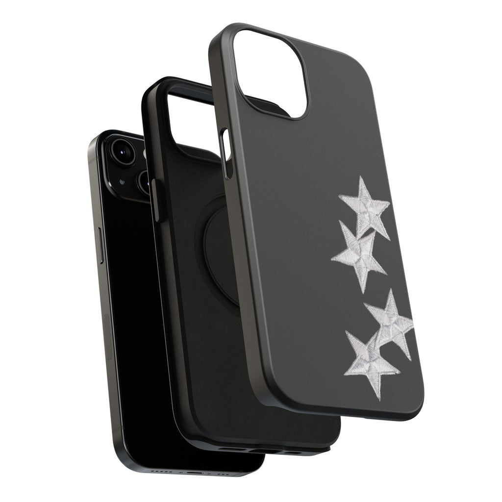“silver stars” protective phone case