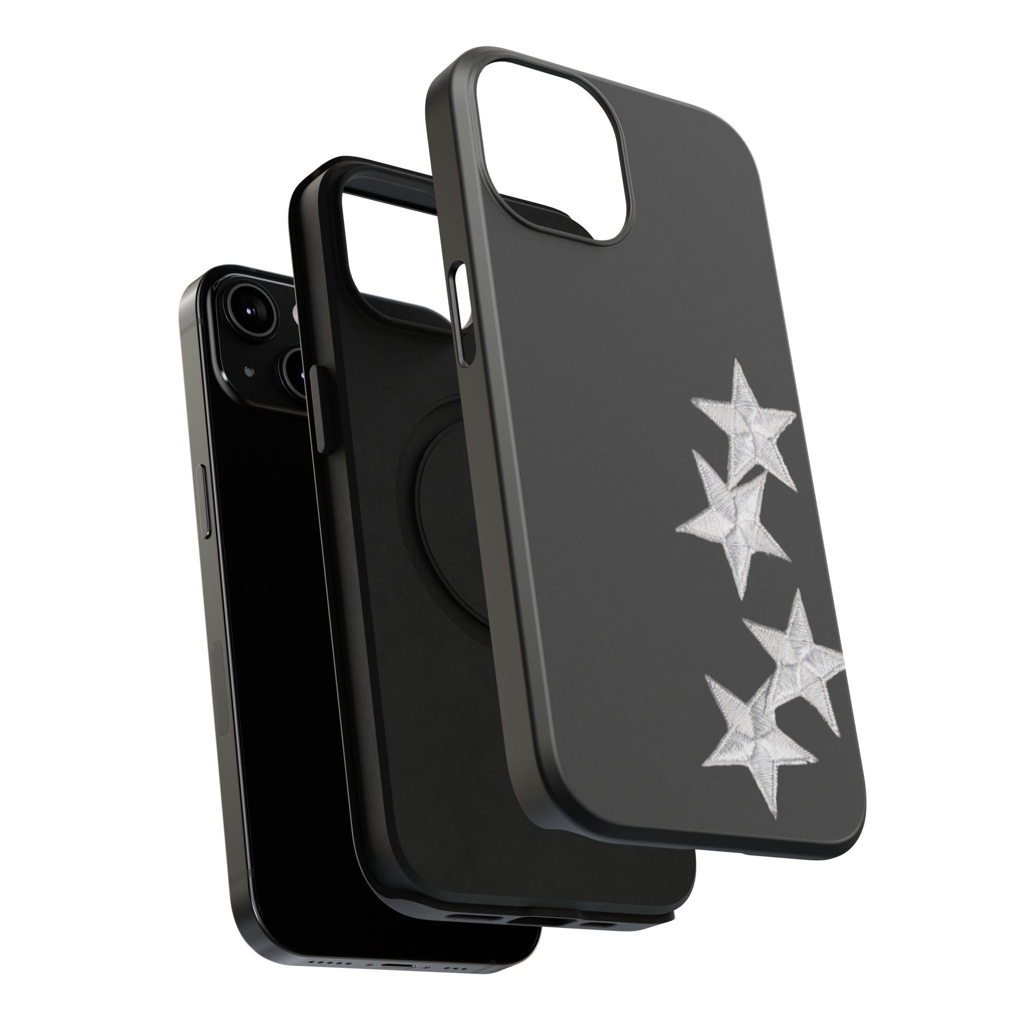 “silver stars” protective phone case