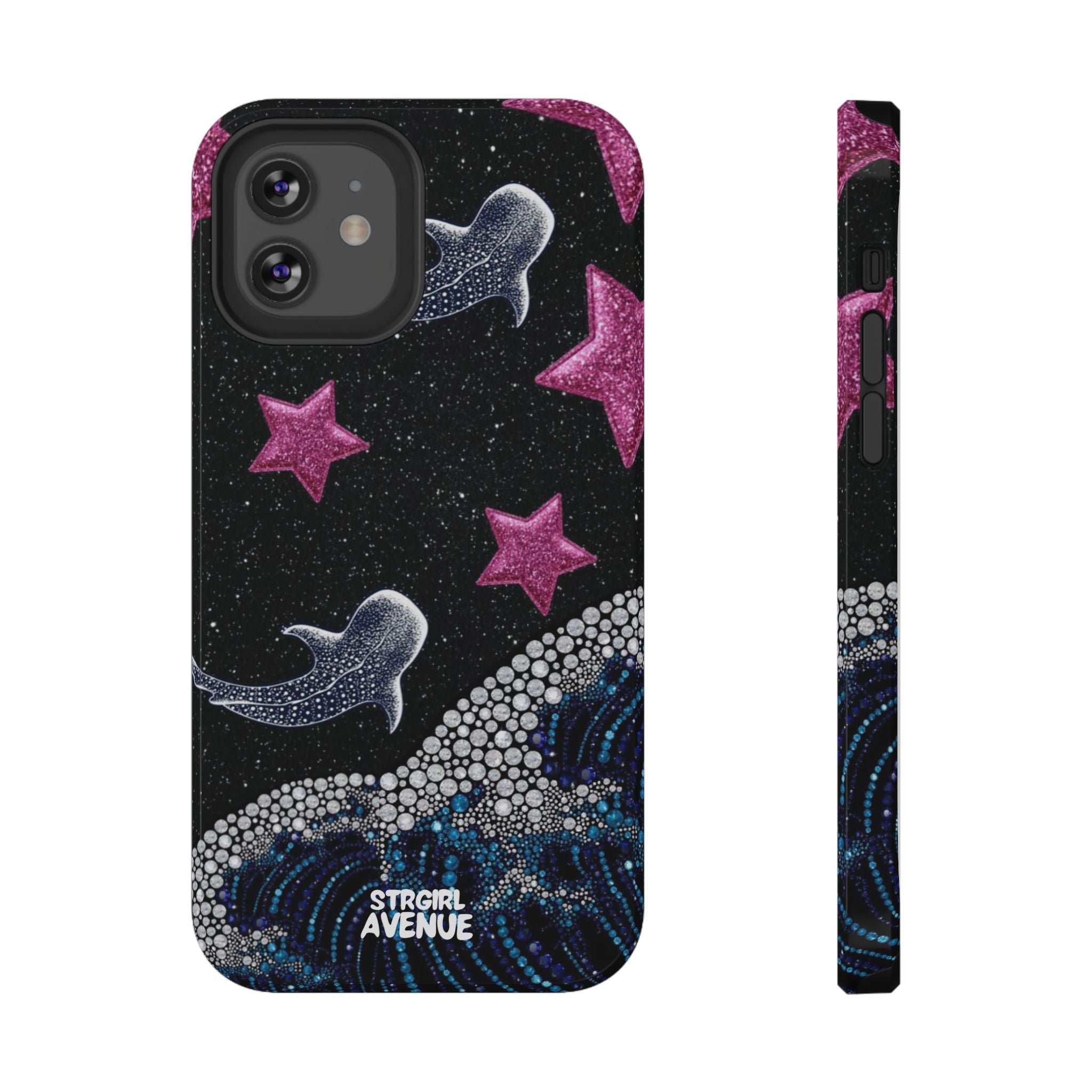 “cosmic tide ” protective phone case